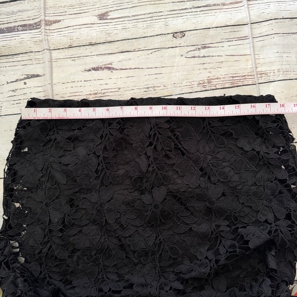 a new day Black Floral Lace Pencil Skirt - Picture 4 of 7